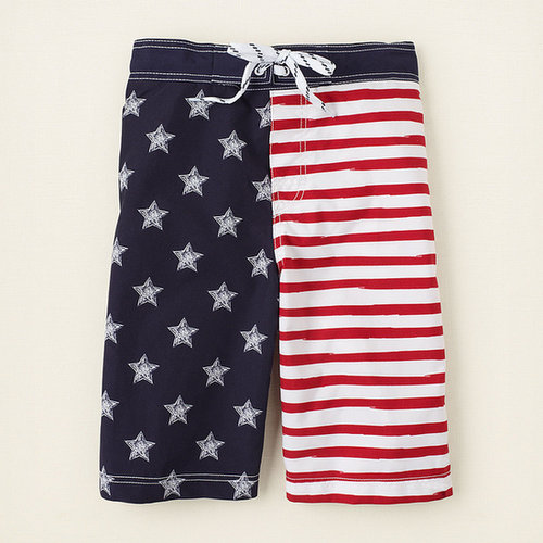 Americana swim trunks