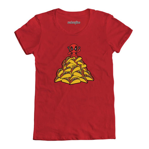 Even superheroes won't turn down a mountain of perfect tacos, and that's why we love this tee ($25).
Even superheroes won't turn down a mountain of perfect tacos, and that's why we love this tee ($25).