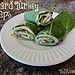 Turkey collard Wraps with Tahini Basil Dressing