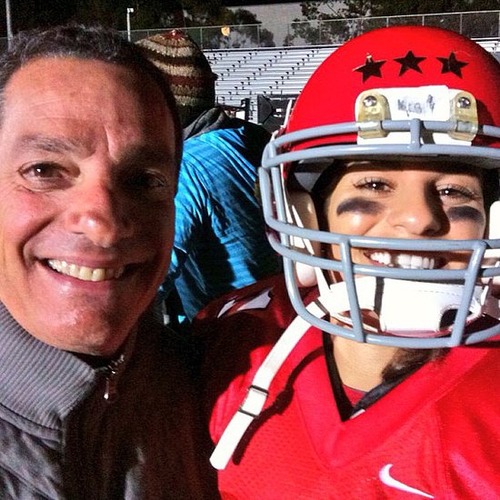 Lea Michele shared a photo of her dad from the Glee set.
Source: Instagram user msleamichele
Lea Michele shared a photo of her dad from the Glee set.
Source: Instagram user msleamichele