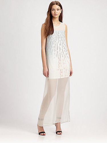 AIKO Agathe Semi-Sheer Dress