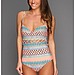 Mara Hoffman - Lattice One-Piece (Frida Coral) - Apparel