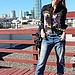 Printed Blouse & Boyfriend Jeans