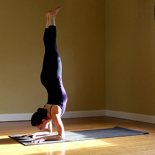 Strike a Yoga Pose:  Forearm Stand