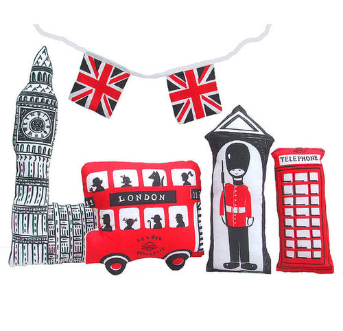 For craft seamstresses, there's Sewgirl's sweet Make a Little London kit ($13), a sheet of fabric printed with London attractions that can be cut and sewn into little pillows.
For craft seamstresses, there's Sewgirl's sweet Make a Little London kit ($13), a sheet of fabric printed with London attractions that can be cut and sewn into little pillows.