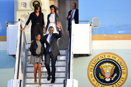 The Obamas traveled to Berlin in June.
The Obamas traveled to Berlin in June.