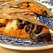 Sweet Potato Black Bean Quesedilla with Grueyer Cheese and Greek Yogurt Dressing
