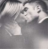 Robert Pattinson Kissing Blonde Girl in Dior Homme Ads