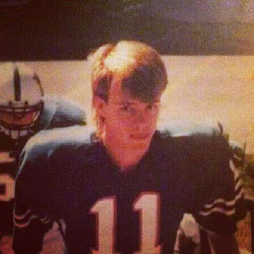 Josh Duhamel joked about his old-school mullet from a high school football picture.
Source: Instagram user joshduhamel
Josh Duhamel joked about his old-school mullet from a high school football picture.
Source: Instagram user joshduhamel
