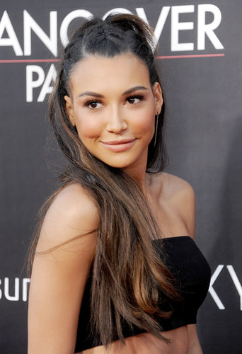 Naya Rivera dressed up her blowout with tiny French braids.
Naya Rivera dressed up her blowout with tiny French braids.