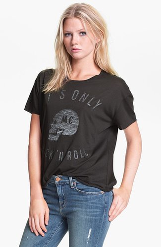 If printed, vintage-esque tees are your thing, then you owe it to yourself to pick up at least one Zoe Karssen style like this rock 'n' roll one ($74). The label owns the market on this look.
If printed, vintage-esque tees are your thing, then you owe it to yourself to pick up at least one Zoe Karssen style like this rock 'n' roll one ($74). The label owns the market on this look.