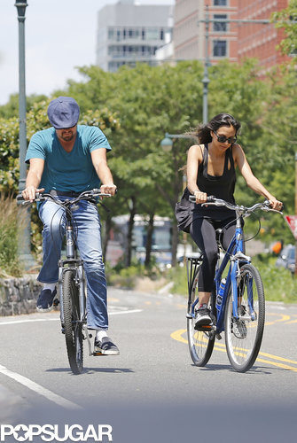 Leonardo DiCaprio took a spin around NYC with a pal in June 2013.
Leonardo DiCaprio took a spin around NYC with a pal in June 2013.