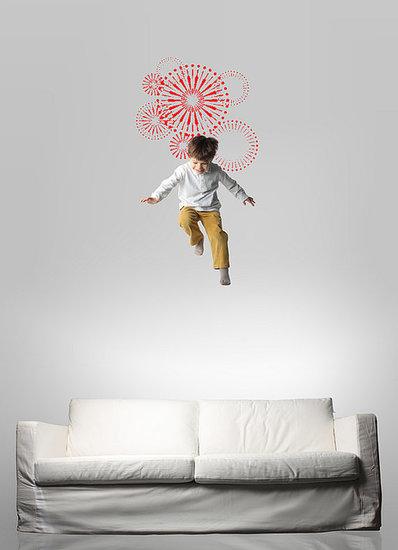 An oversize firework wall decal ($69) makes for high-flying fun, all year-round!
An oversize firework wall decal ($69) makes for high-flying fun, all year-round!