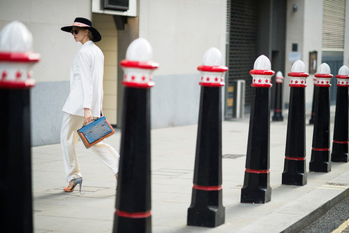 Is there anything more chic than a slouchy white suit and floppy hat? We think not.
Is there anything more chic than a slouchy white suit and floppy hat? We think not.