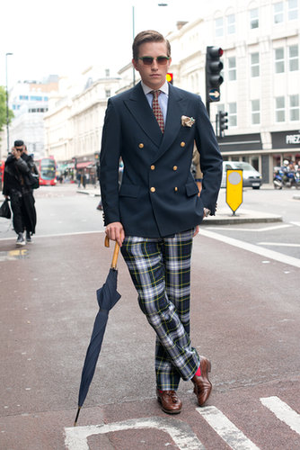 Take notes from this dapper dude and opt for a polished blazer and a little plaid for perfect preppy effect.
Take notes from this dapper dude and opt for a polished blazer and a little plaid for perfect preppy effect.
