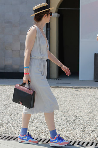 The effect of adding cool kicks to a breezy sundress isn't just comfy, it's also downright cool.
The effect of adding cool kicks to a breezy sundress isn't just comfy, it's also downright cool.