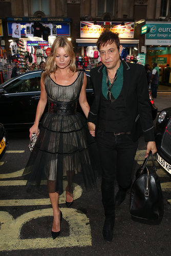 Kate Moss was ladylike as ever in a sheer fit-and-flare dress as she and husband Jamie Hince hit the town in London.
Kate Moss was ladylike as ever in a sheer fit-and-flare dress as she and husband Jamie Hince hit the town in London.