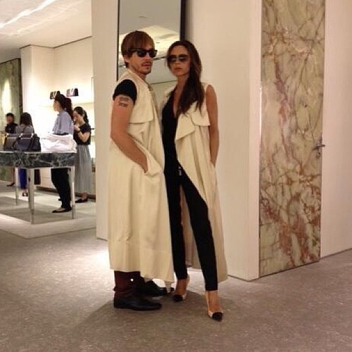 Victoria Beckham shared a photo of her and her pal Ken Paves during a shopping trip in Beijing with the caption: "Who wore it best?"
Source: Instagram user victoriabeckham
Victoria Beckham shared a photo of her and her pal Ken Paves during a shopping trip in Beijing with the caption: "Who wore it best?"
Source: Instagram user victoriabeckham