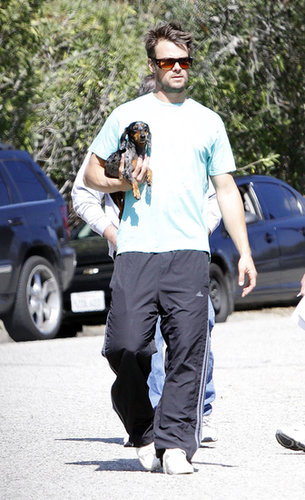 Josh Duhamel cradled his dog, Zoey, in his arms for an outing in LA in February 2009.
Josh Duhamel cradled his dog, Zoey, in his arms for an outing in LA in February 2009.