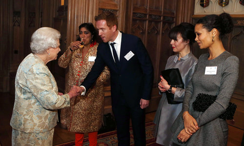 Damian Lewis got to meet Queen Elizabeth at a reception for the British film industry in Berkshire, England, in April 2013.
Damian Lewis got to meet Queen Elizabeth at a reception for the British film industry in Berkshire, England, in April 2013.