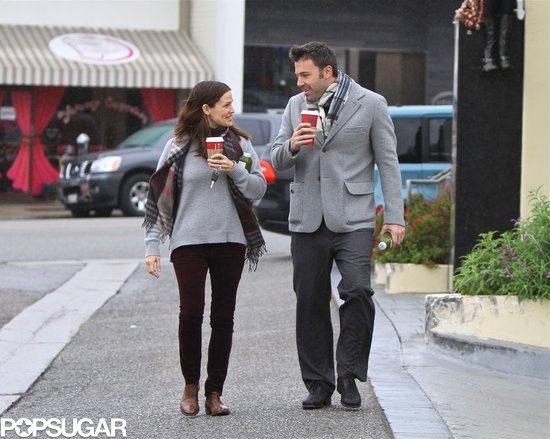 Jennifer Garner and Ben Affleck shared a look during a coffee run in December 2012.
Jennifer Garner and Ben Affleck shared a look during a coffee run in December 2012.