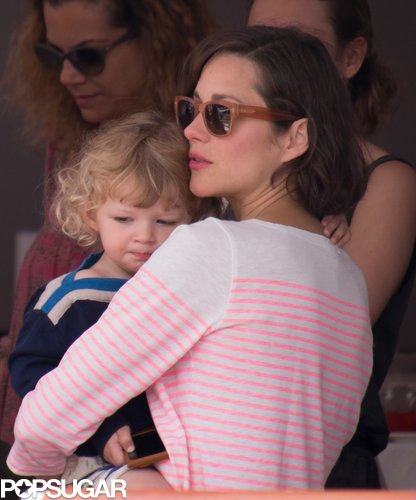 Marion Cotillard and Guillaume Canet Cuddle Marcel in Monaco Marion Cotillard and Guillaume Canet Cuddle Marcel in Monaco