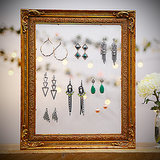 Frame Earring Holder DIY | Video Frame Earring Holder DIY | Video