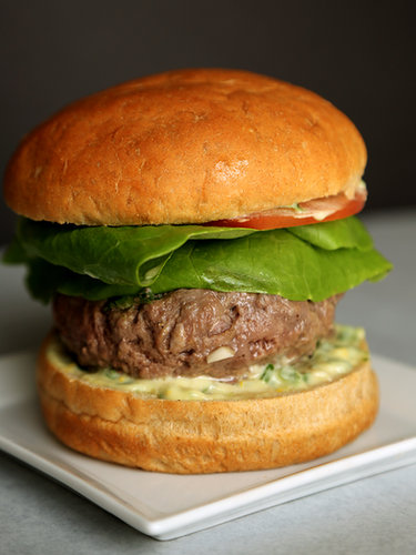 Brie-Stuffed Burger Brie-Stuffed Burger