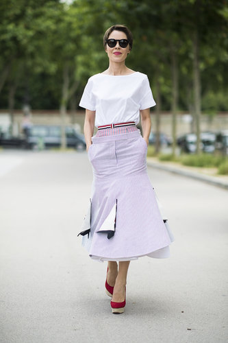 What's more perfect for Summer than a crisp red, white, and blue palette and a great pair of espadrilles?
Source: Le 21ème | Adam Katz Sinding
What's more perfect for Summer than a crisp red, white, and blue palette and a great pair of espadrilles?
Source: Le 21ème | Adam Katz Sinding