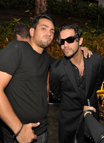 Frankie Delgado and Justin Bobby buddied up at a July 2010 party in LA.
Frankie Delgado and Justin Bobby buddied up at a July 2010 party in LA.