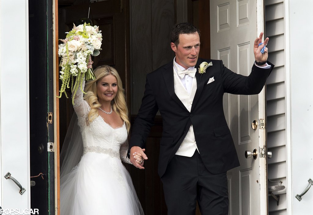 Elisha Cuthbert married Toronto Maple Leafs player Dion Phaneuf in Canada in July 2013.
Elisha Cuthbert married Toronto Maple Leafs player Dion Phaneuf in Canada in July 2013.