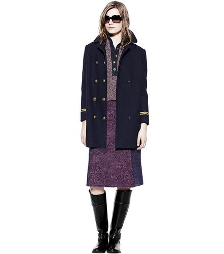 And our coat closet can always expand to fit in a preppy military-inspired topper ($595).
And our coat closet can always expand to fit in a preppy military-inspired topper ($595).