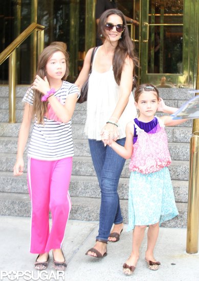 Suri Cruise Leads Katie Holmes on a Big Apple Playdate Suri Cruise Leads Katie Holmes on a Big Apple Playdate