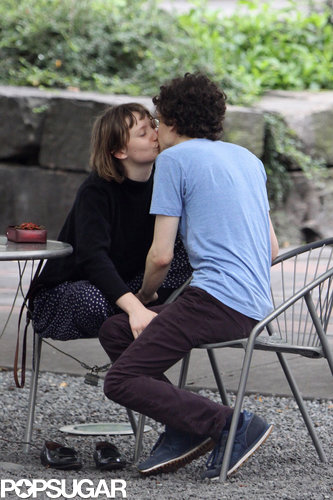 Jesse Eisenberg and Mia Wasikowska kissed in Toronto.
Jesse Eisenberg and Mia Wasikowska kissed in Toronto.