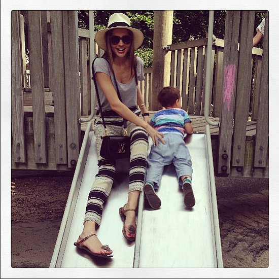 Miranda Kerr spent some time with her son, Flynn Bloom, and shared this adorable snap while playing on a slide.
Source: Instagram user mirandakerr
Miranda Kerr spent some time with her son, Flynn Bloom, and shared this adorable snap while playing on a slide.
Source: Instagram user mirandakerr