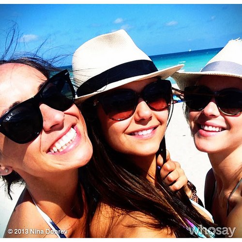 Nina Dobrev was not lacking in the hats and shades department.
Source: Nina Dobrev on WhoSay
Nina Dobrev was not lacking in the hats and shades department.
Source: Nina Dobrev on WhoSay