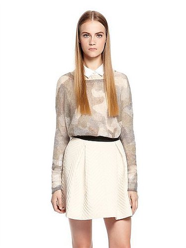 This DKNY scoop-neck pullover sweater ($235) is subtle enough for even camo skeptics.
This DKNY scoop-neck pullover sweater ($235) is subtle enough for even camo skeptics.