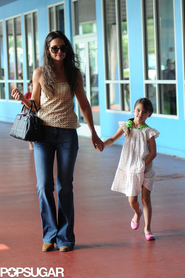 Katie Holmes and Suri Cruise dropped by Chelsea Piers on Monday.
Katie Holmes and Suri Cruise dropped by Chelsea Piers on Monday.