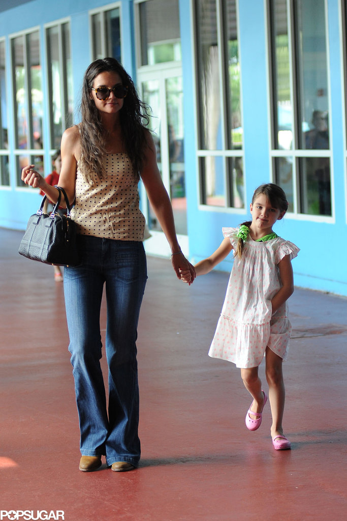 Katie Holmes and Suri Cruise dropped by Chelsea Piers on Monday.
Katie Holmes and Suri Cruise dropped by Chelsea Piers on Monday.