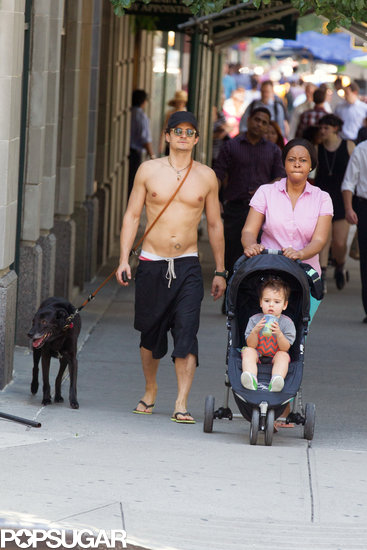 Orlando Bloom was with his son, Flynn, and his dog in NYC.
Orlando Bloom was with his son, Flynn, and his dog in NYC.