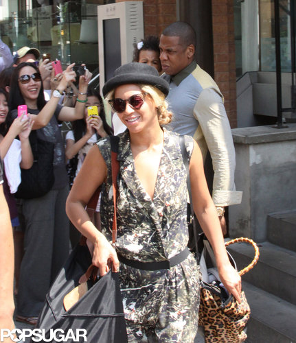 Beyoncé and Jay-Z Make a Pit Stop in Canada With Blue Ivy Beyoncé and Jay-Z Make a Pit Stop in Canada With Blue Ivy