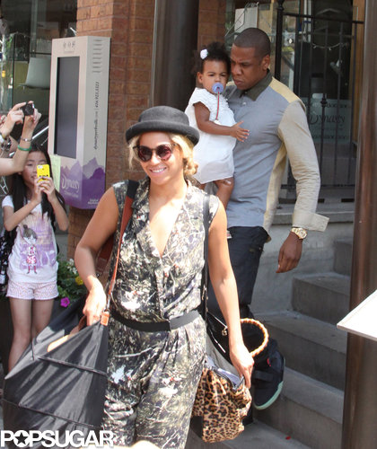 Beyoncé and Jay-Z Make a Pit Stop in Canada With Blue Ivy Beyoncé and Jay-Z Make a Pit Stop in Canada With Blue Ivy