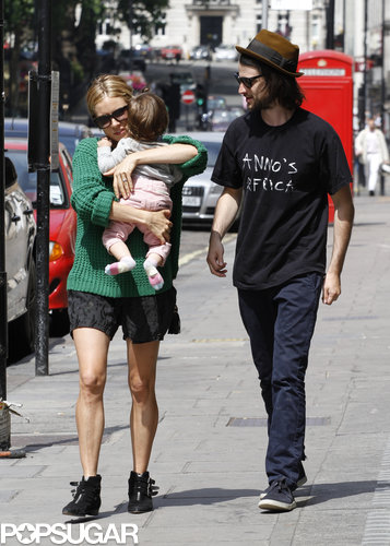 Sienna Miller and Tom Sturridge took their daughter, Marlowe, to lunch at the Ritz hotel in London.
Sienna Miller and Tom Sturridge took their daughter, Marlowe, to lunch at the Ritz hotel in London.