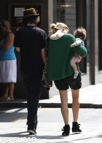 Sienna Walks Off Marlowe's Tears in London Sienna Walks Off Marlowe's Tears in London
