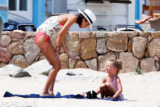 Nicole Richie and Harlow Madden hung out on the beach.
Nicole Richie and Harlow Madden hung out on the beach.