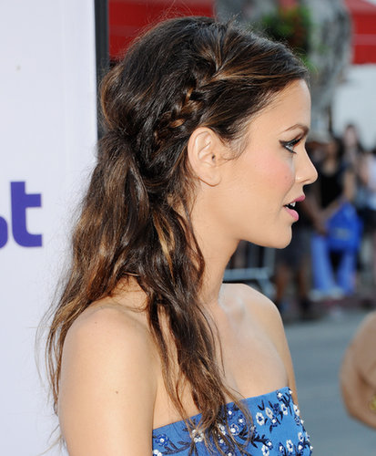 Rachel Bilson's half-up style got braids put in the mix, making this look perfect for a Summer soiree.
Rachel Bilson's half-up style got braids put in the mix, making this look perfect for a Summer soiree.
