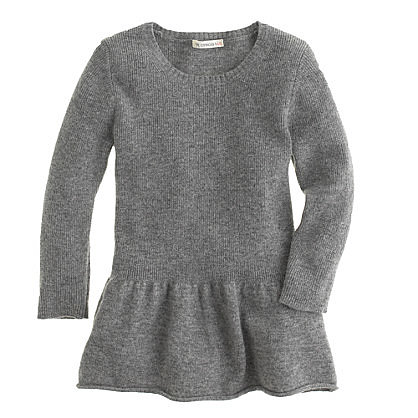 Girls' Peplum Sweater ($58)
Girls' Peplum Sweater ($58)