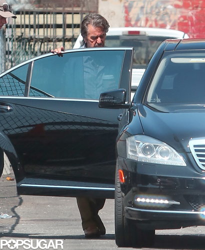 Al Pacino was on the set of Imagine in LA.
Al Pacino was on the set of Imagine in LA.
