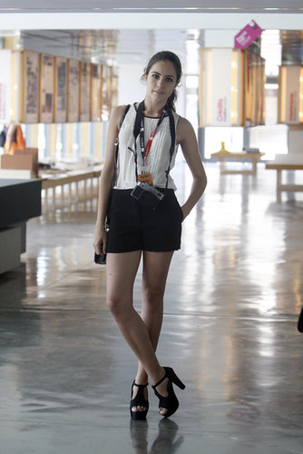 Black and white and understated — but totally chic.
Black and white and understated — but totally chic.