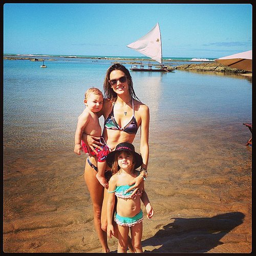 Alessandra Ambrosio shared a sweet snap while hanging with her kids, Anja and Noah Mazur, on the beach.
Source: Instagram user alessandraambrosio
Alessandra Ambrosio shared a sweet snap while hanging with her kids, Anja and Noah Mazur, on the beach.
Source: Instagram user alessandraambrosio